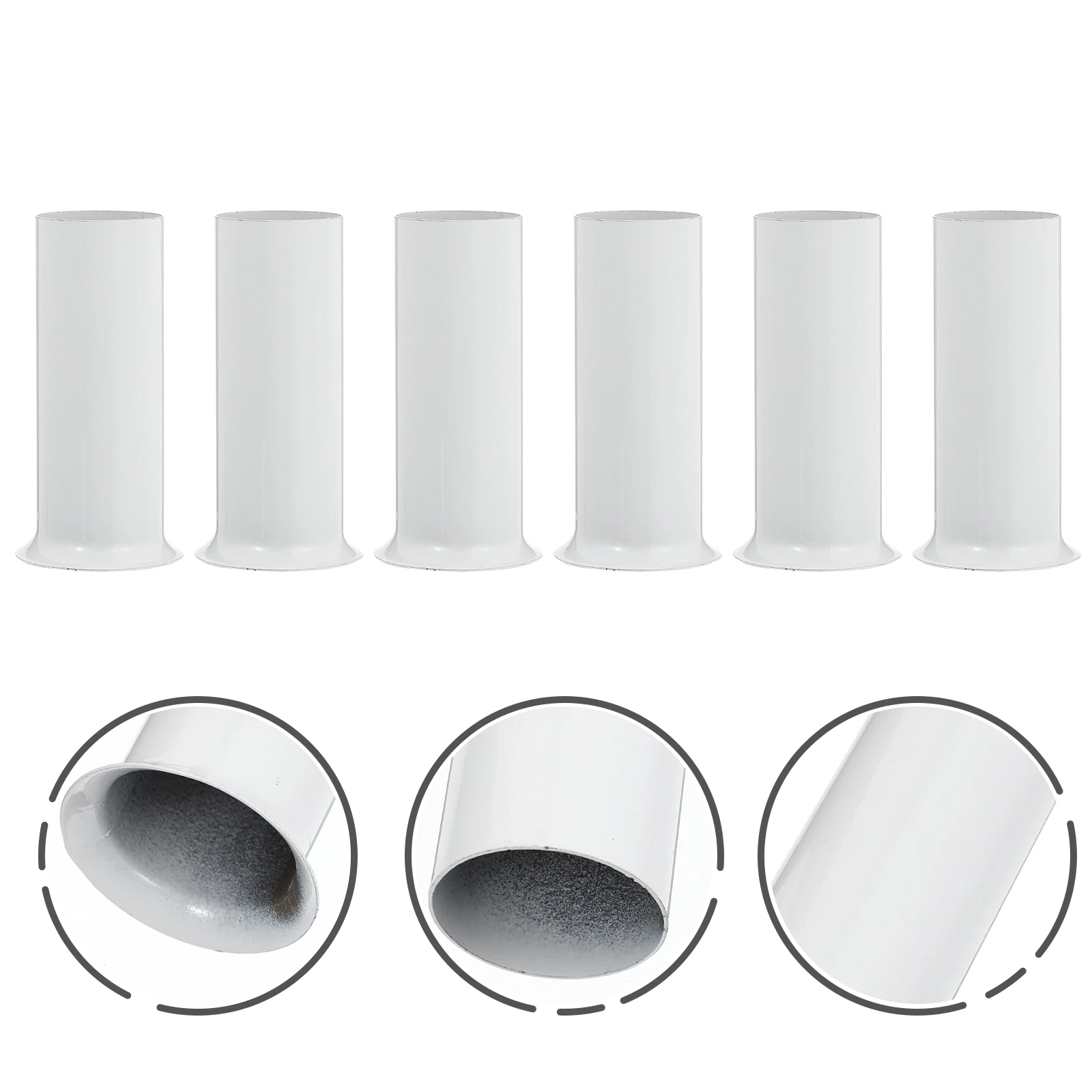 

12 Pcs Crystal Chandeliers Candles Covers Sleeves Socket Light Base Baby