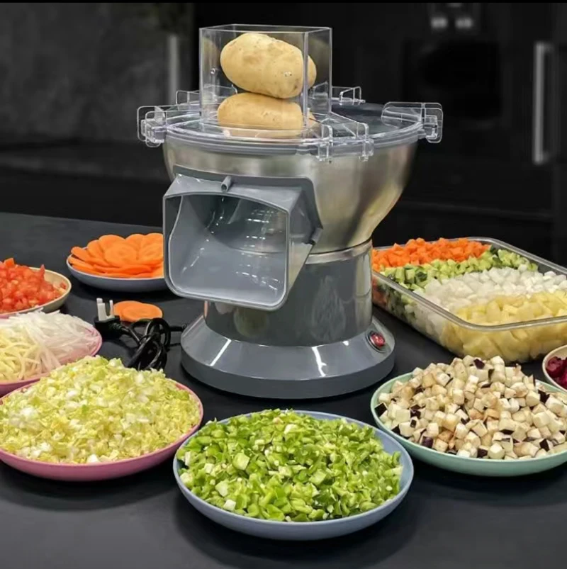 Multi-Functional Vegetable Fruit Cutting Machine For Restaurant  Vegetable Processing Plant Core Motor Engine Components