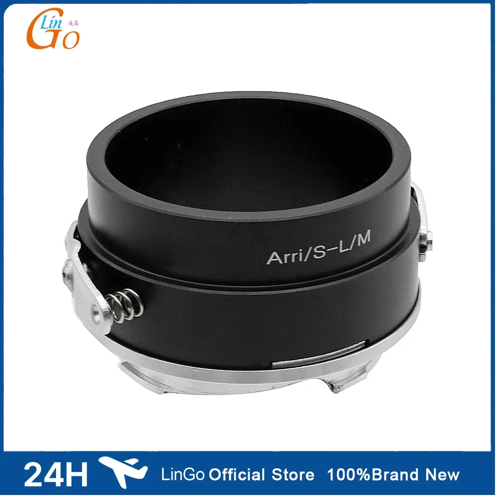 LinGo Metal Mount Lens Adapter Ring for ARRI Standard Mount Series Lens to Leica M Mount Cameras