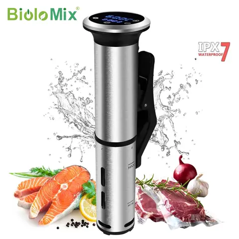 Stainless Steel Sous Vide Circulator IPX7 Biolomix
