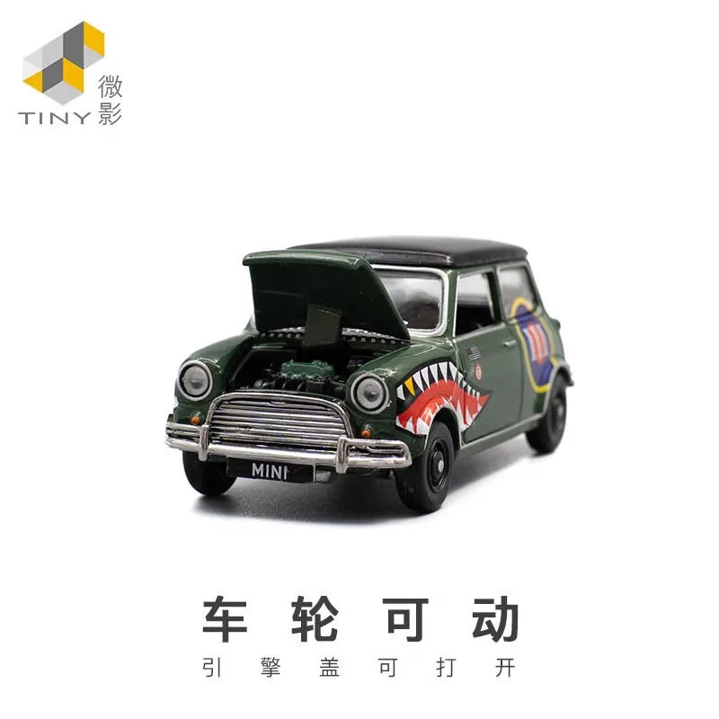 Tiny 1:64 Mini Cooper Alloy Diecast CarMode Vehicle Collection Gift Ornament Toy - Image 2