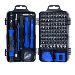 Electronics Screwdriver Set Portable 115 In 1 Mini Repair Tool Kit Electronics Repair Kit Precision Screwdriver Bits For Mobile