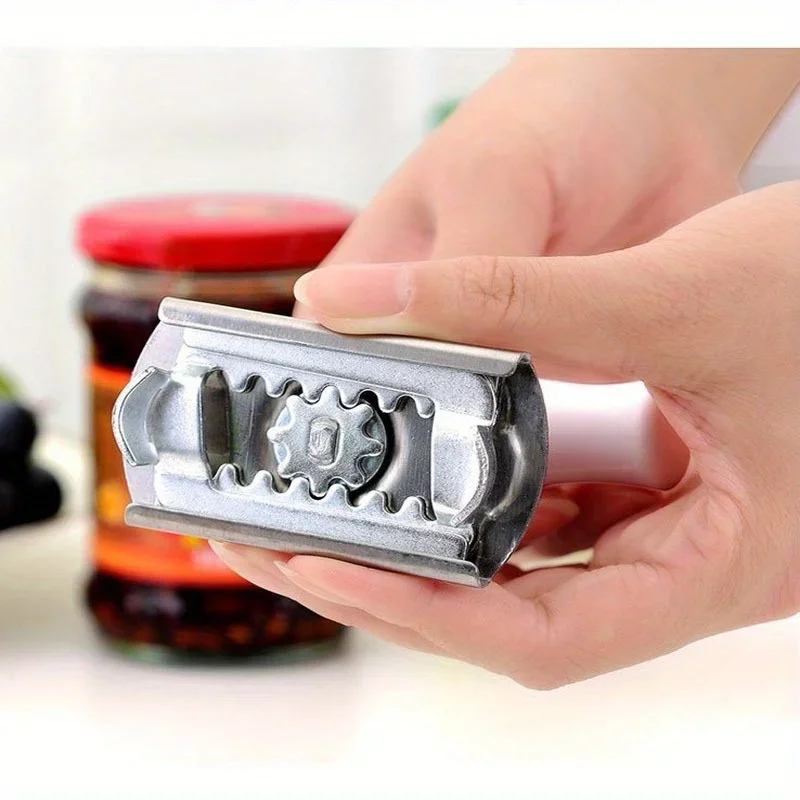 Multi-function Lids Off Jar Opener Labor-saving Screw Can Opener for Kitchen Gadget Stainless Steel Bottle Cap Opener Adjustable