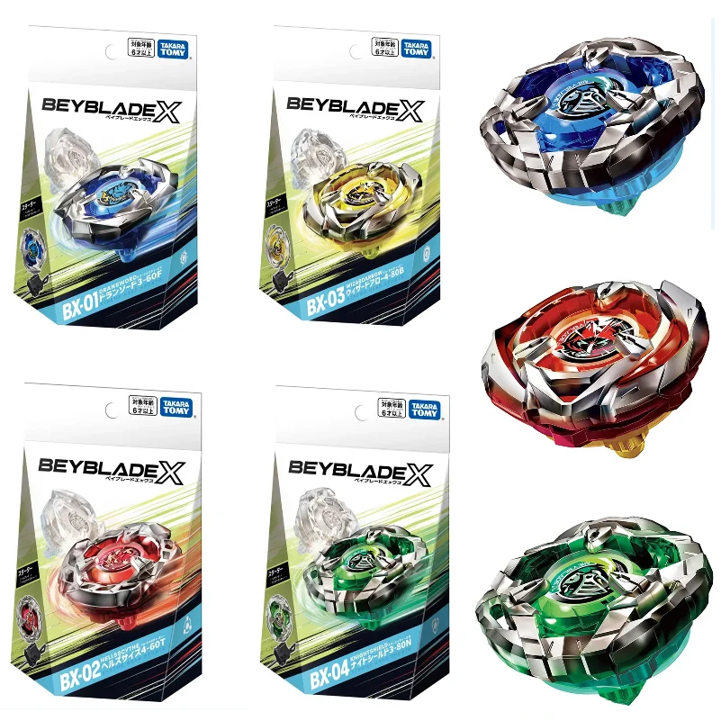 Original Beyblade X Top Toys BX-01 BX02 BX03 BX04 BX05 BX13 BX22 Takara Tomy Beyblade Booster Launcher Set Kid Boy Birthday Gift