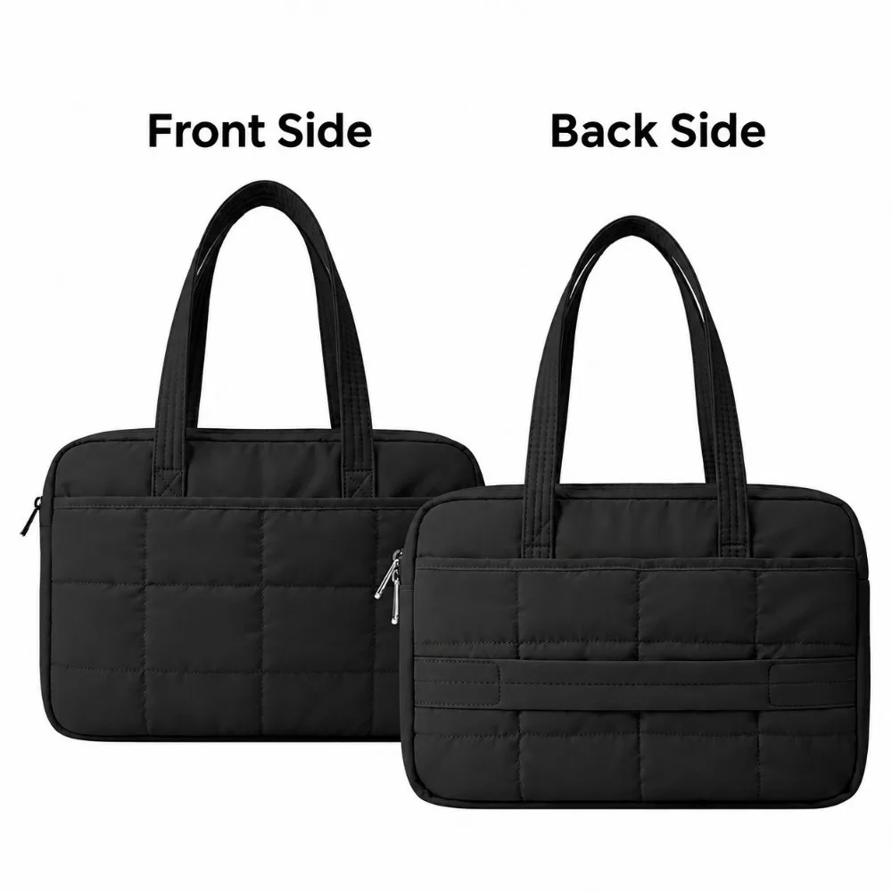 14/16inch Laptop Sleeve Case Shockproof Front Pocket Zippered Laptop Bag Anti-fall Splash-proof Carrying Document Sleeve Travel