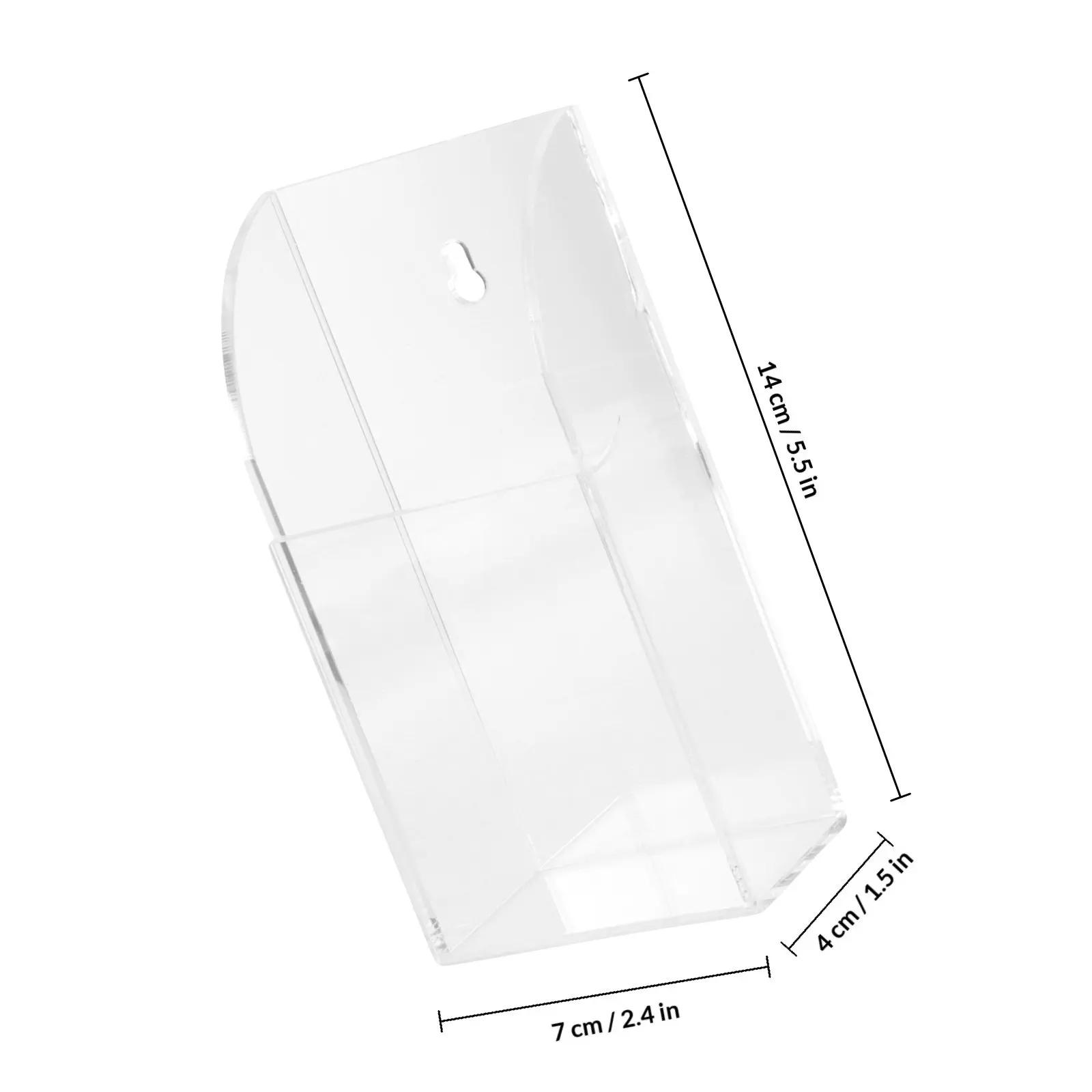 1 Grid Remote Control Storage Box Wall Mount Air Conditioner Holder Case Mobile Phone Organizer Home Space Saving Environmental