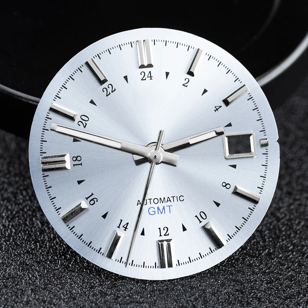 NH34 quadrante 31mm GS quadrante GMT lancette luminose per movimento NH35/34 quadranti modificati parti di ricambio per orologi