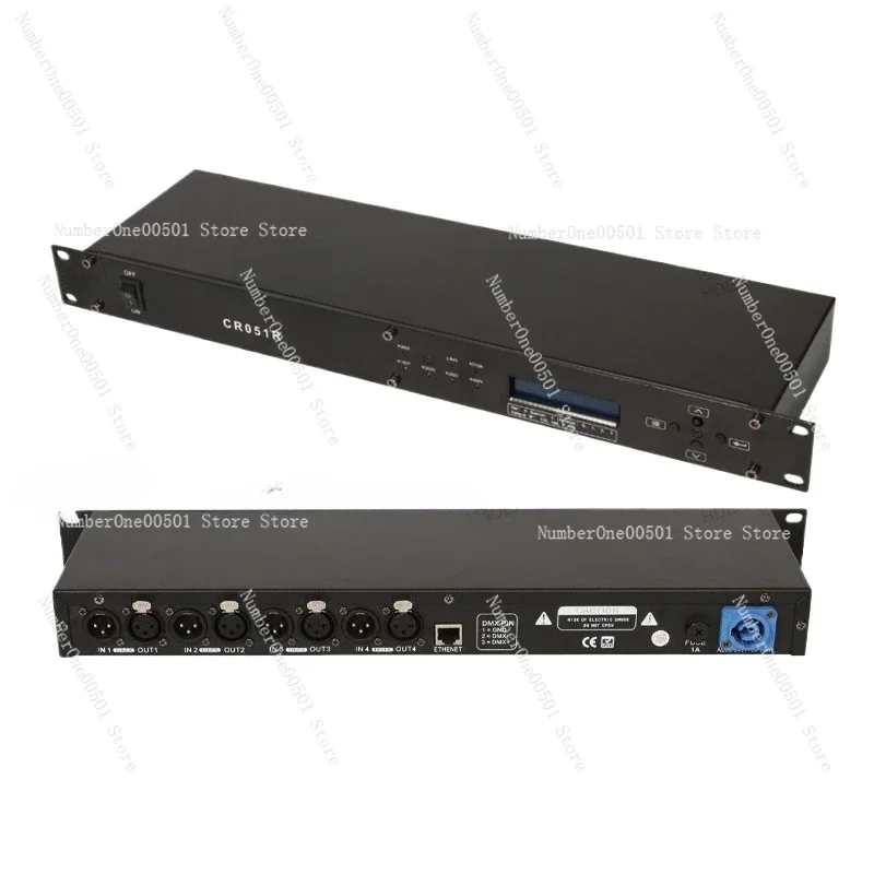 8 channels, suitable for Artnet-DMX512 lighting console network converter RJ45 to DMX512 signal expander