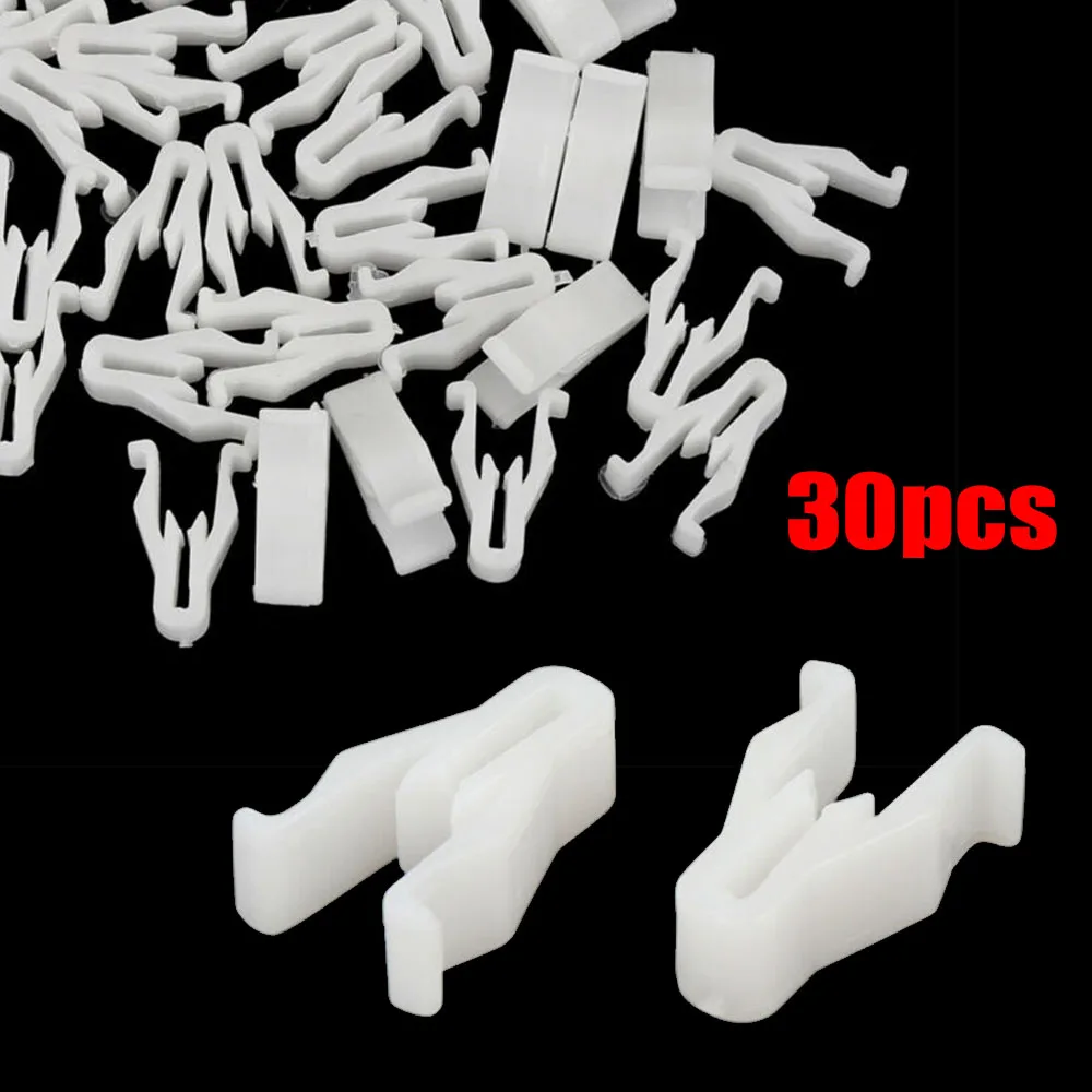 30pcs Car White Plastic Nylon Switch Bezel Clip For Toyota for Lexus for 4Runner for Highlander CT200h GS350 GS450h I 50 LS460