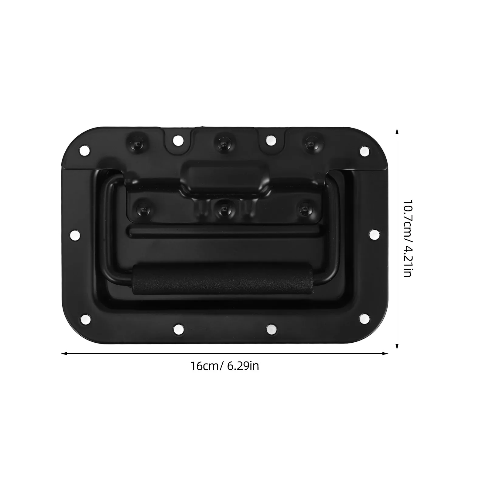 مقبض راحة زنبركي 8 مم حديد مع قبضة مبطنة لخزانة صندوق مكبر الصوت وحقيبة الطيران آمنة ومريحة للنقل