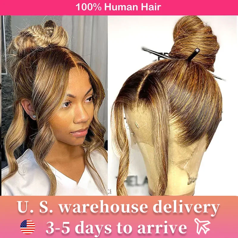 360 Full Lace Frontal Wig Brazilian Pre Plucked Bone Straight 13x4 13x6 Transparent Lace Front Human Hair Wigs For Black Women