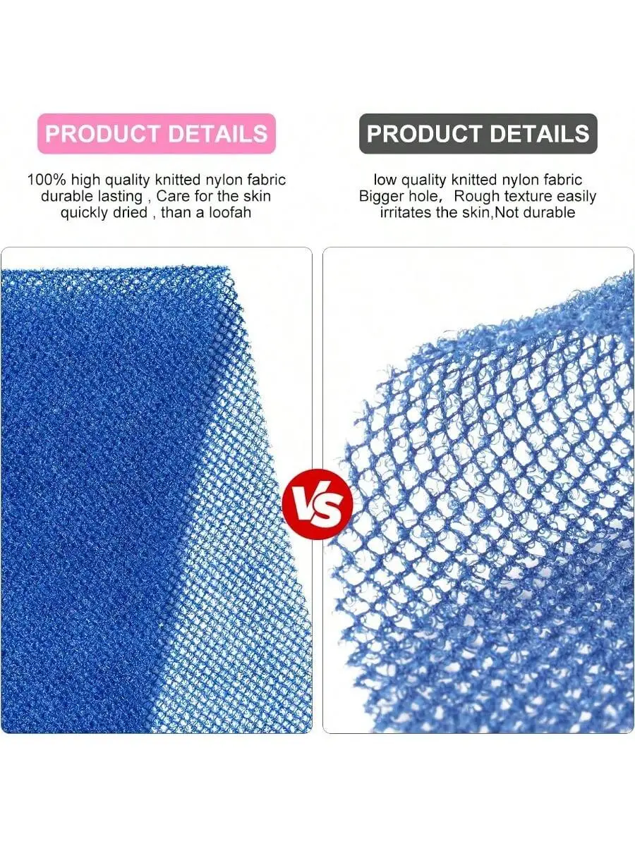 ฟองน้ำตาข่ายยาวฟองน้ำอาบน้ำ Alat penggosok Badan ขัดผิวขัดผิวหลังผิวเรียบเนียนขัดผิวกายสำหรับขัดผิวใช้ในชีวิตประจำวันสำหรับผู้ชายผู้หญิง