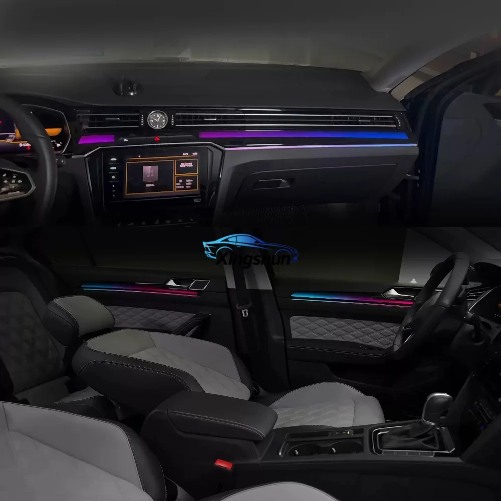 64 Colors Dynamic Ambient Light for VW Passat B8 2019-2020 Arteon Europe Car Interior Lighting Upgrade Accessories