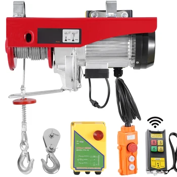 SucceBuy 2200 lbs Electric Hoist Single/Double Slings Lift C...