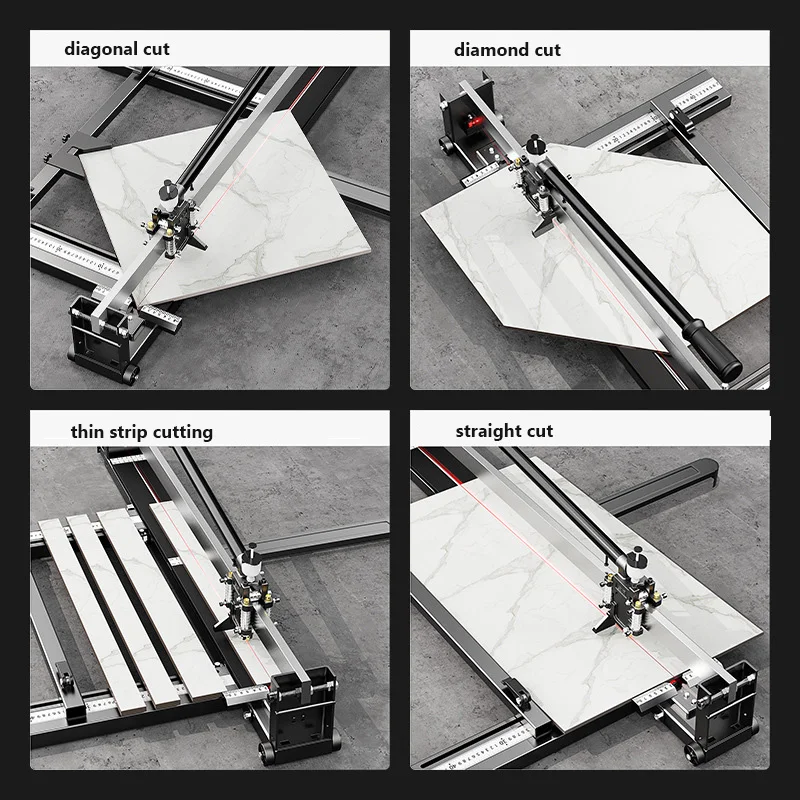 Professional Infrared Ray Assisted Manual Tile Cutting Machine 1200mm Tiles Push Knife Cutter for Floor Wall Ceramic Cutting
