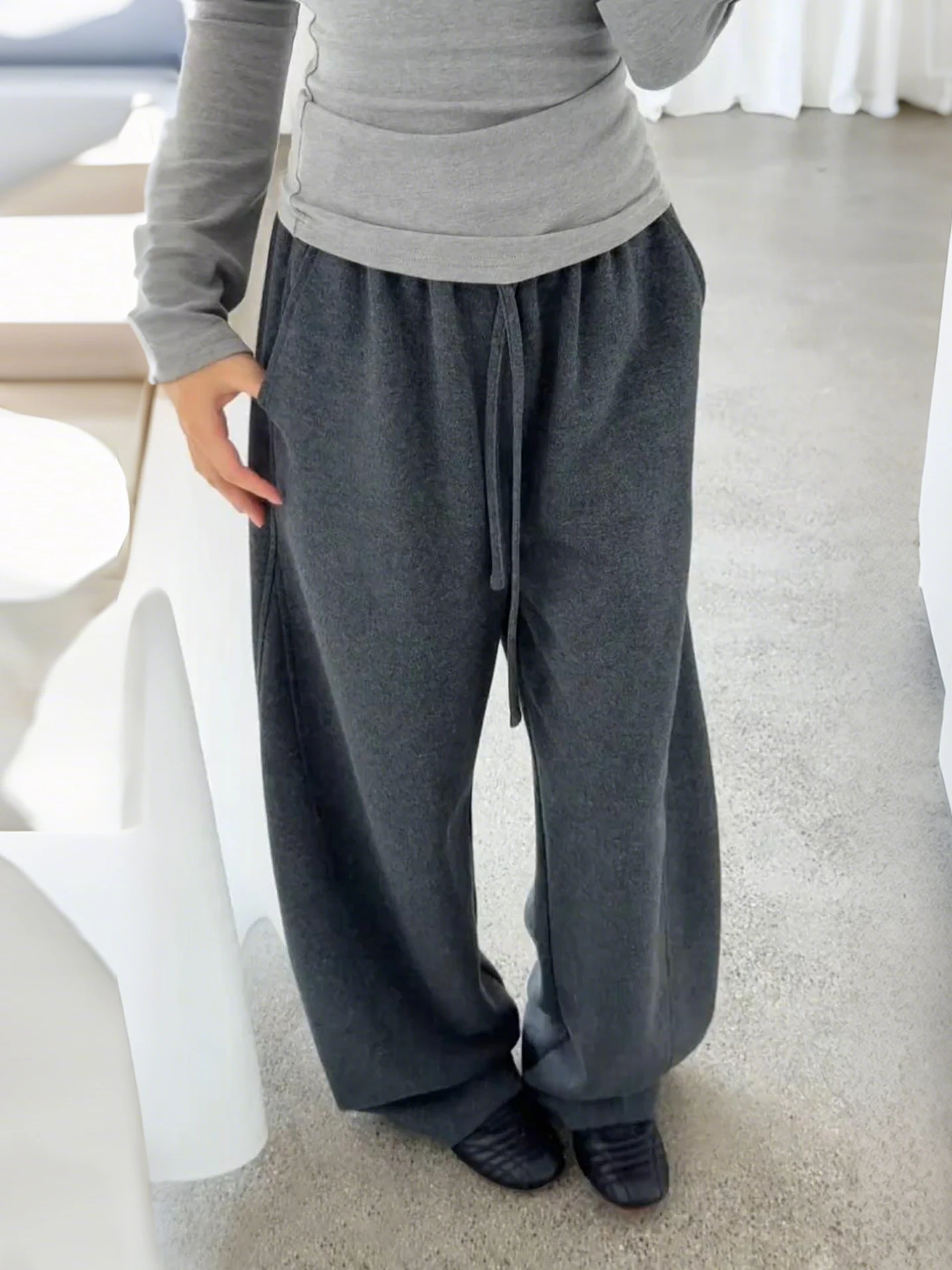 

Мужские спортивные повседневные брюки Cleanfit с широкими штанинами, свободные, в стиле BF, прямого кроя, молодежные, удлиненные, со средней высотой талии