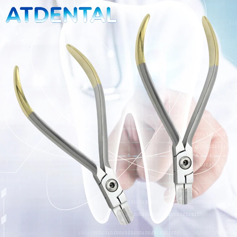 

2pcs Dental Orthodontic Torque Plier Stainless Steel Wire Bending Forming Tool for Dentist Lab Precision Ortho Forcep
