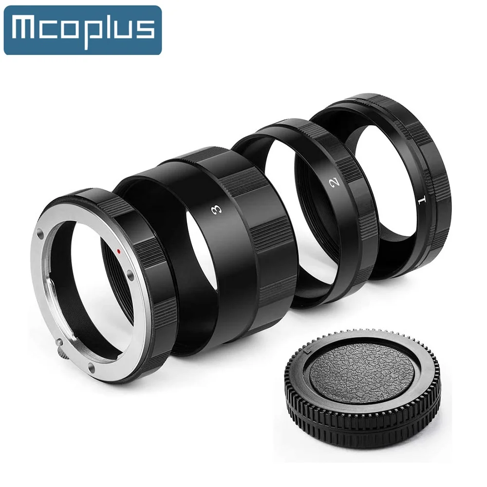 Mcoplus Metal Macro Extension Tube Ring for Olympus Panasonic M4/3 PEN E-P1 E-P2 E-P3 E-PL1 E-PL2 E-PL3 E-PL5 E-PM1 E-PM2