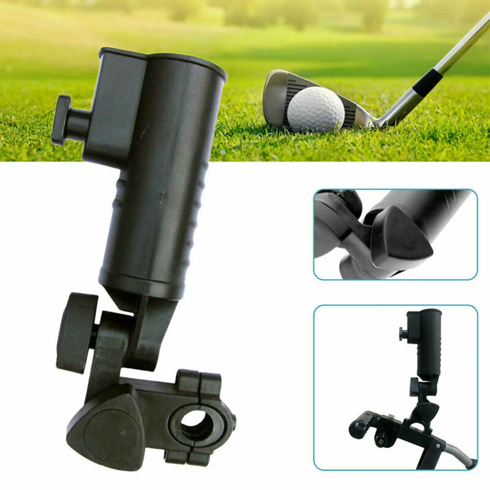 Universal Golf Cart Umbrella Holder Stand for Cart Golf Trolley Cart Accessory Baby Pram Umbrella Stand