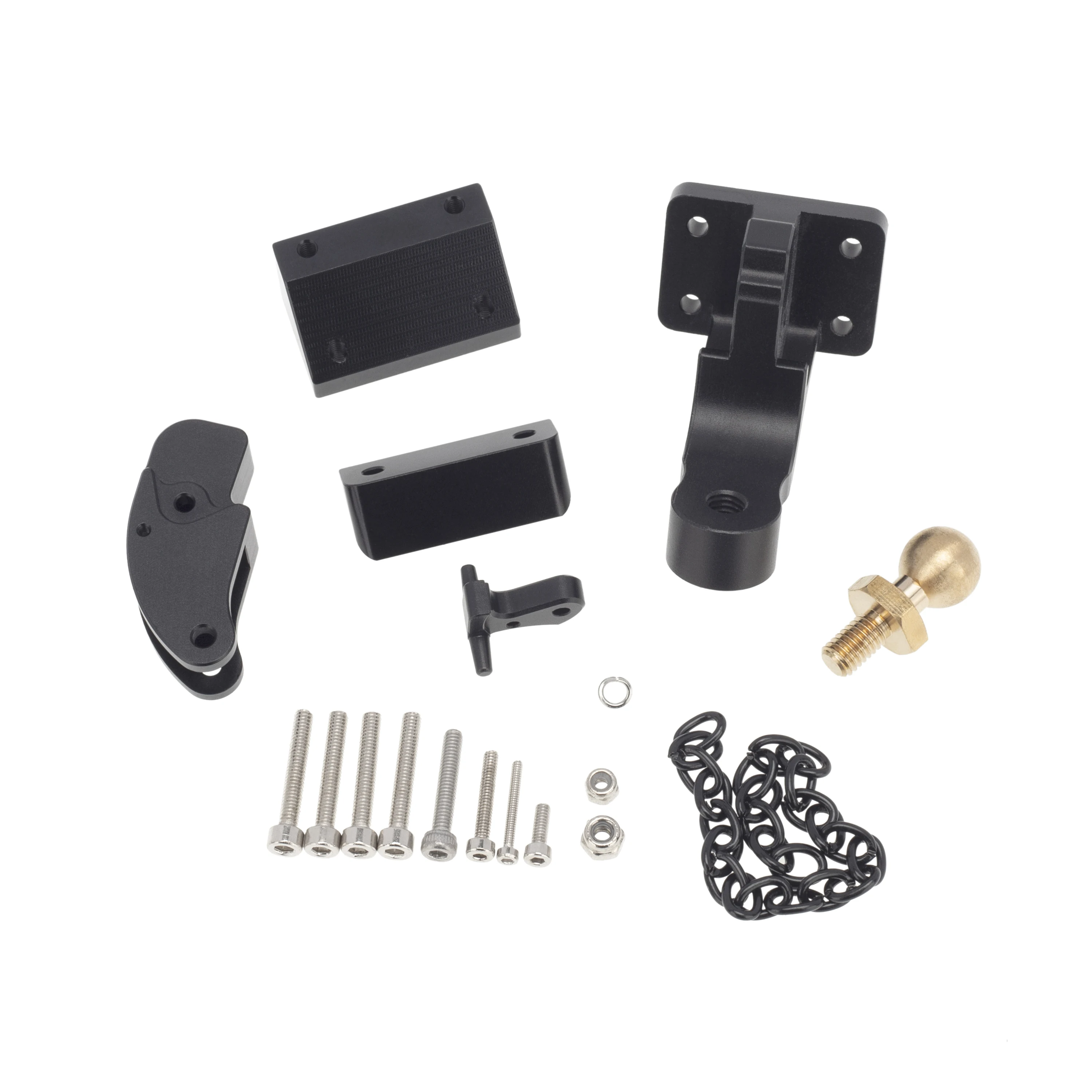 

Черный износостойкий металлический сцепный крюк для прицепа, запасные части для AXIAL SCX6 AXI05000 1/6 RC Car