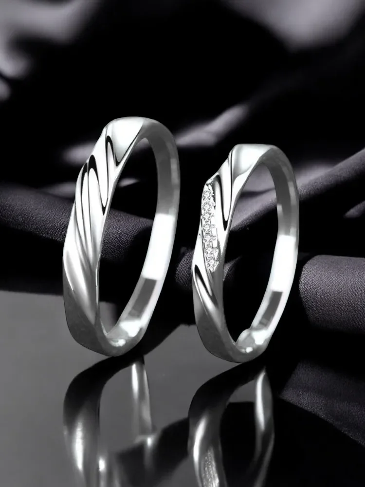 

hot sale 925 sterling silver rings moissanite VVS1 forever love promise wedding romantic valentine'S day gift fine jewelry
