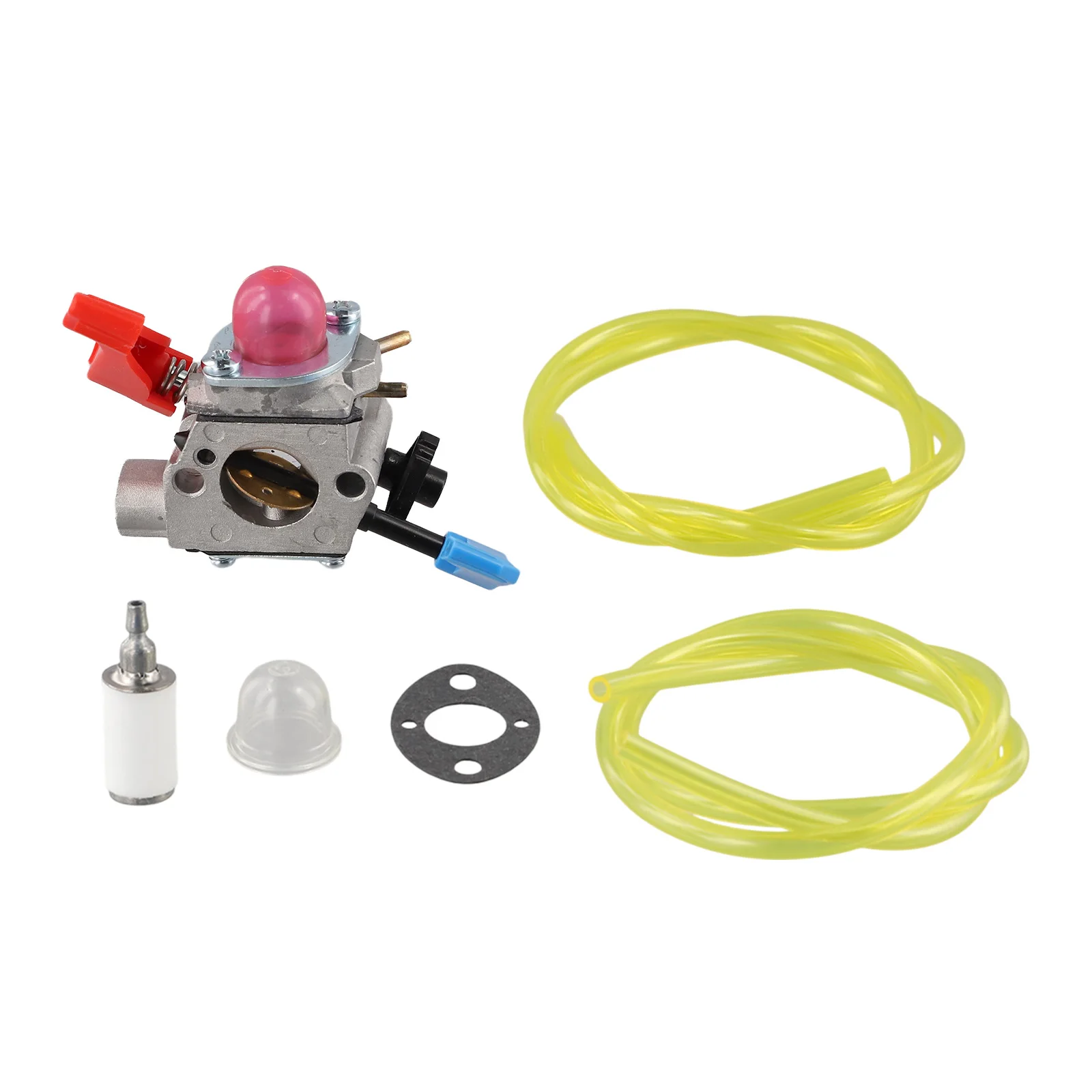 Carburetor Kit for BVM200LE 25CC Gas Blower PBV200LE Pro Leaf Blower Complete Replacement with Essential Components
