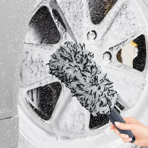Microfiber automotive wheel brush Tire rim cleaning brush Automotive wheel brush Tire brush
