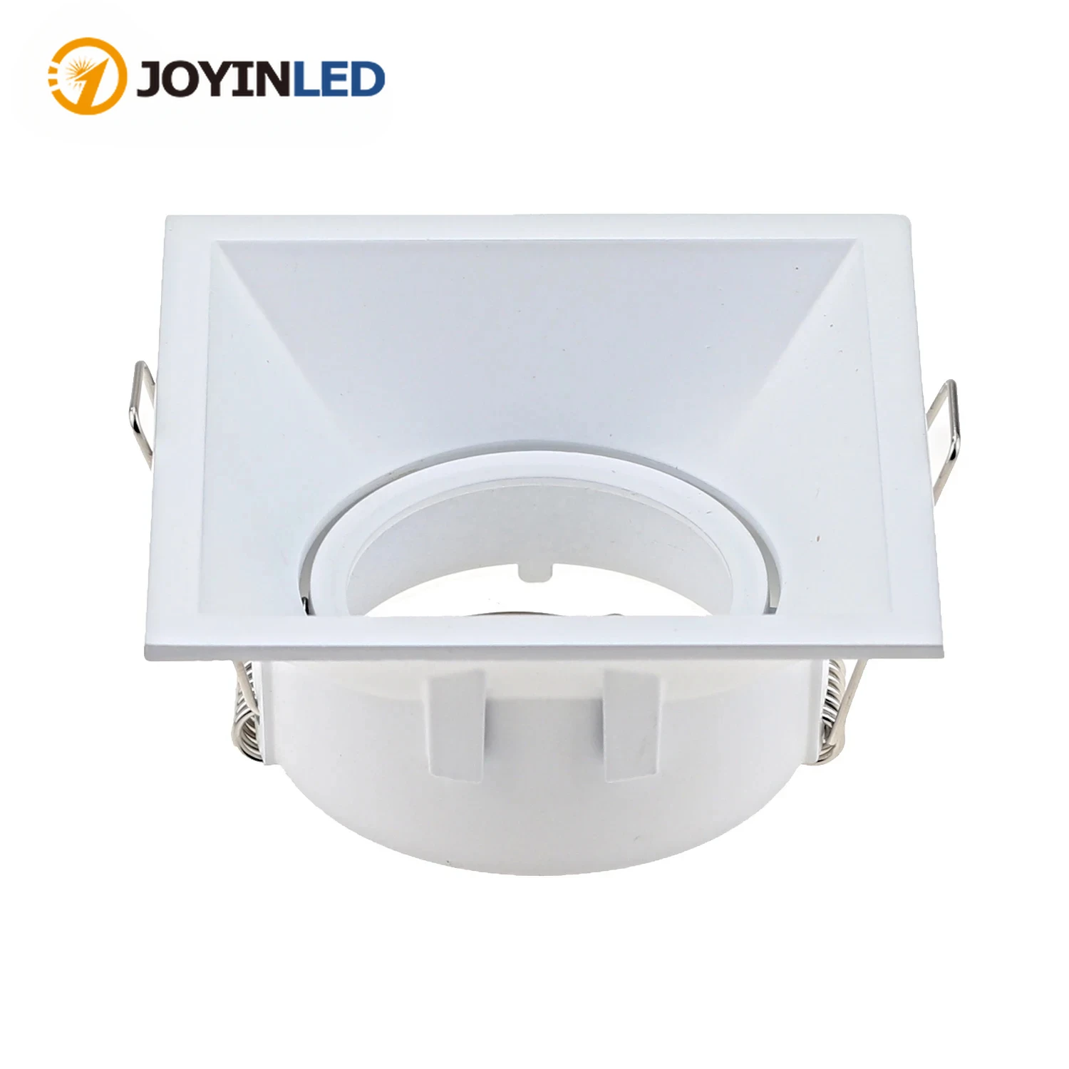 Spot GU10 Mounting Frame Cut Out 85mm - Aluminum Alloy White Black Round Square- Recessed Light Clip