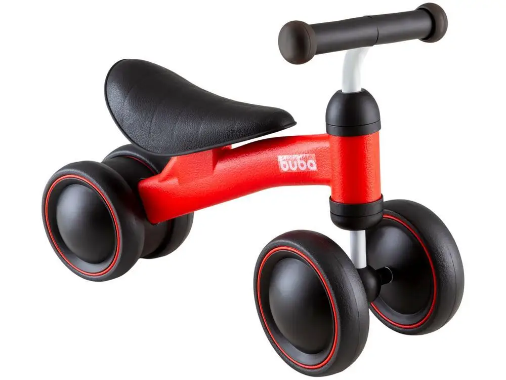 Buba 4 Wheels Red Child Balance Bike