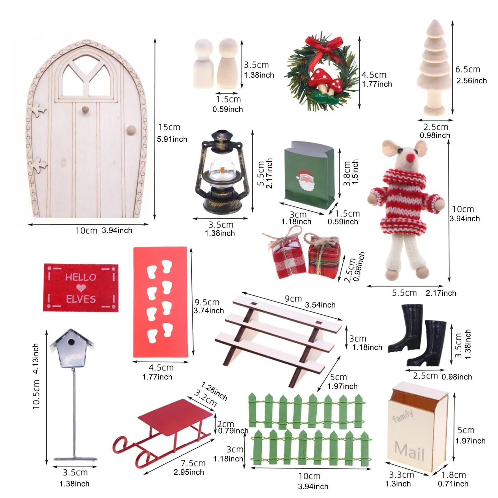 مقياس 1:12 بيت الدمية اكسسوارات عيد الميلاد الكلاسيكية دمية الديكور DIY بها بنفسك الجنية تمثال التظاهر لعبة المشهد الصغير حلية