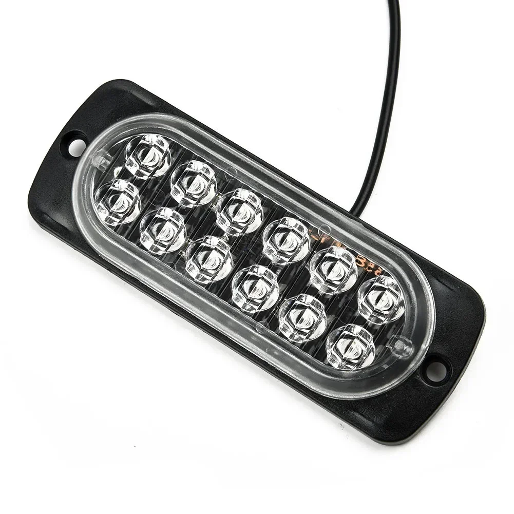 

High Quality High quality Working Light Parts Lamp Lens Plastic Red Replacement Truck 12LED Urgent Useful Working Accessories