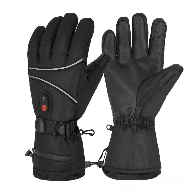 Airo Heated Ski & Snowboarding Gloves Waterproof Outdoor Winter Sports Gloves for Motorcycle Racing Warm Gloves