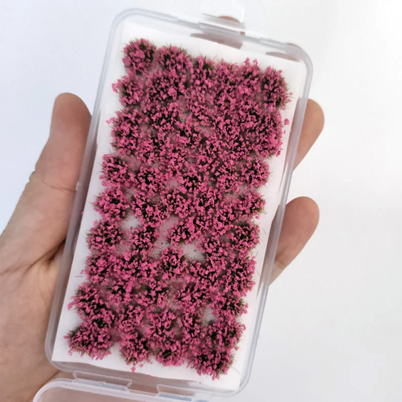 Miniature Irregular Flower Grass Model Kits Plant Materials for Micro Train Railway/Garden Sand Table Scene Diorama Accessories