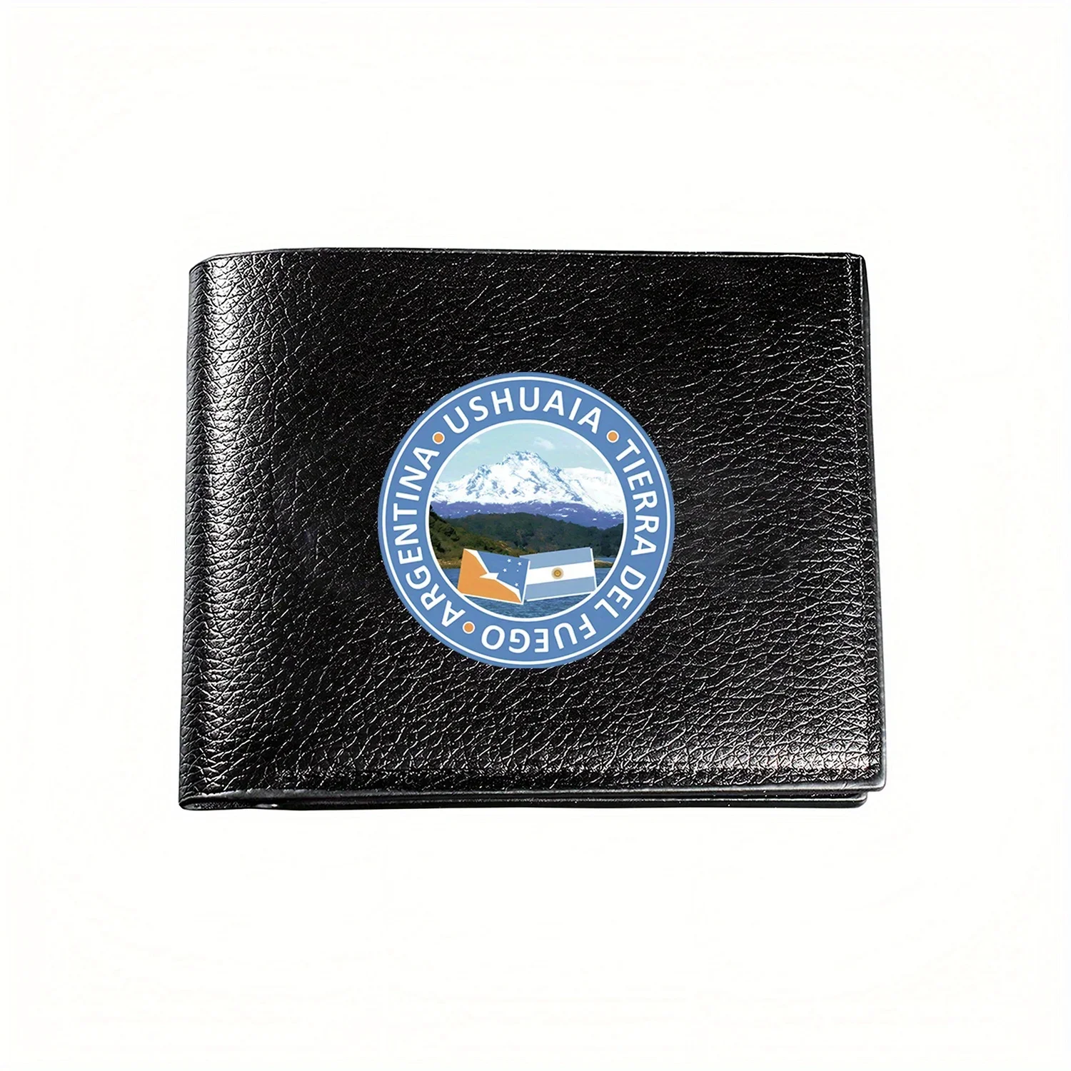 

Ushuaia, Аргентина Tierra del Fuego, живописные горы, графический принт с флагами. Деловые мужские повседневные элегантные простые практичные качественные W