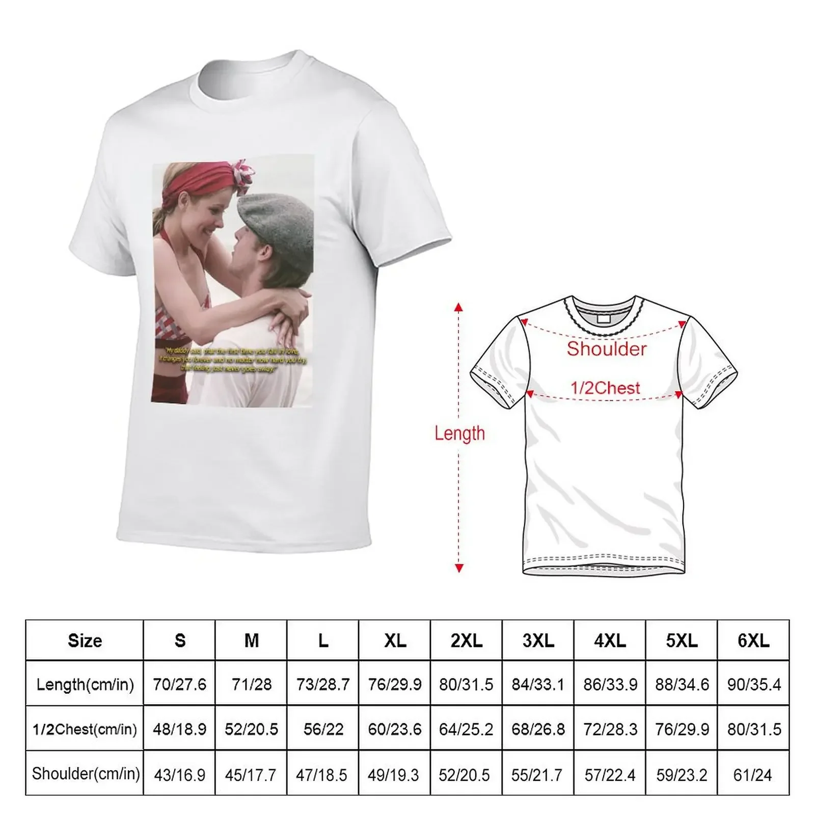 THE NOTEBOOK T-Shirt plain anime t shirts vintage t shirts mens tall t shirts