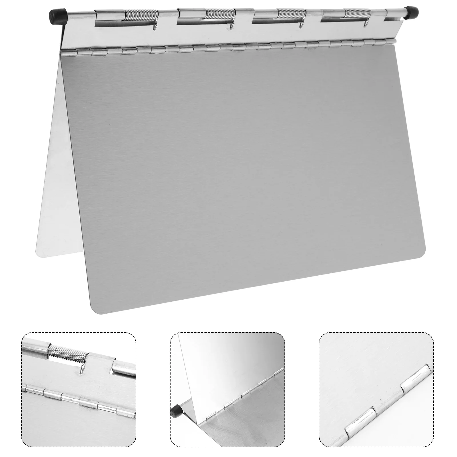 

Stainless Steel Medical Record Folder Clipboard Binder Folders Tray Office Supplies 430 Document Storage Nurse Hospital File