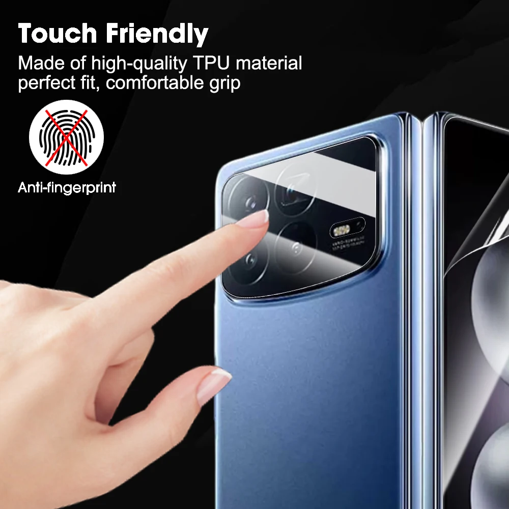 Rear Camera Lens Protector For Xiaomi Mix Fold 4 Back Lens Protective Film 9H Hardness Flexible Glass for Mi MIX Fold4 FOLD4