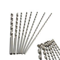 150/200mm Extra Long Twist Drill Bits Set High Speed Steel Straight Shank Drill Tool for Wood Aluminum Copper Plastic Jewelry