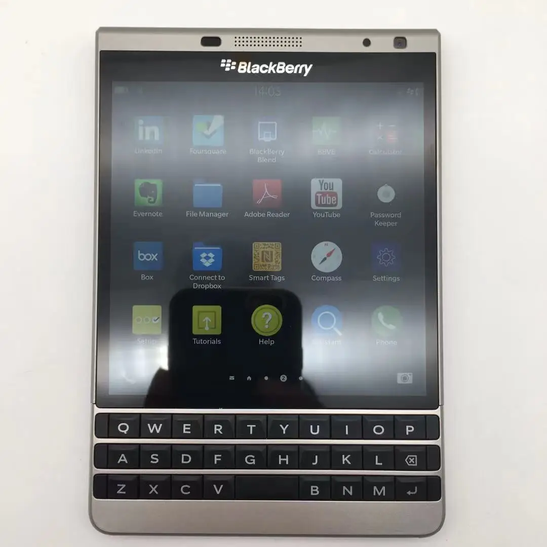 Blackberry Passport-Téléphone portable débloqué, Édition Argent, Reconditionné, Original, 32 Go, 3 Go, Appareil photo 13MP, Livraison gratuite, Q30,-4