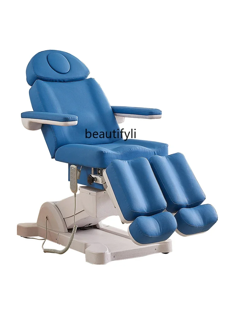 

Electric Lift Beauty Care Bed Beauty Salon Nail Bed Split Leg Rotary Multifunctional Pedicure Chair