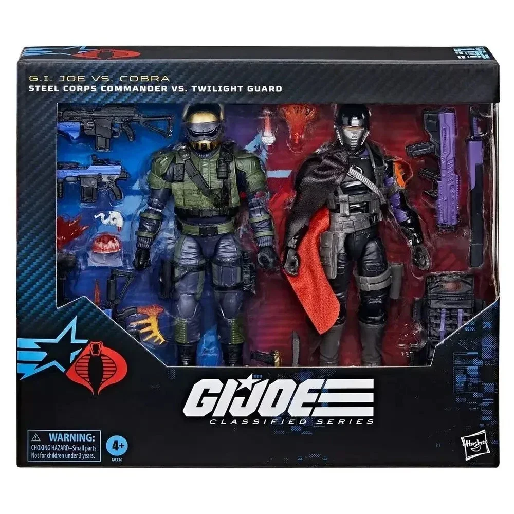 W magazynie G.I. Joe GI Joe Classified Series 141 Steel Corps Commander Vs Twilight Guard Model postaci zabawka Hobby prezent