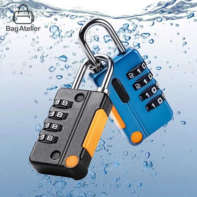 Colourful 4-digit Combination Padlock Suitcase Lock CASE Lock Anti-theft Security Combination Lock Backpack Keyless Padlock