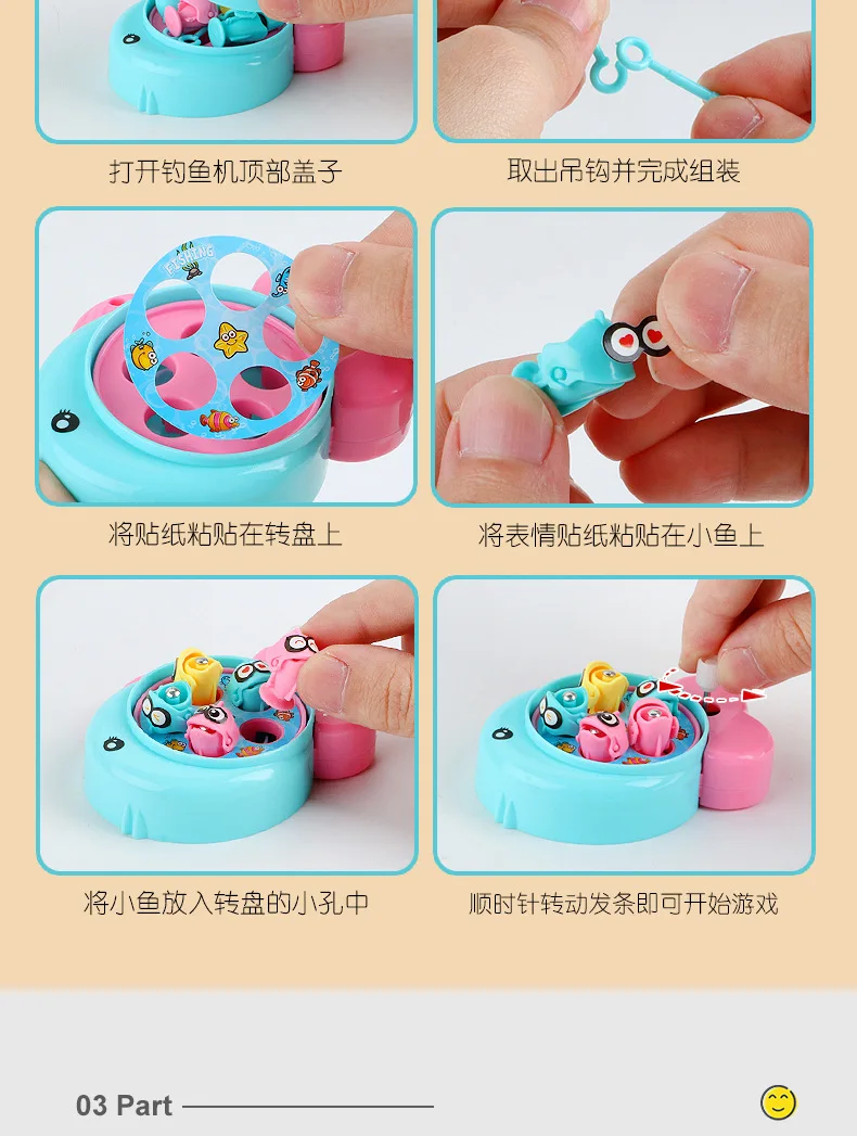 Kindervisspeelgoed magnetische bulk nep vis kraam vis puzzel leuk vissen spel console simulatie hengel