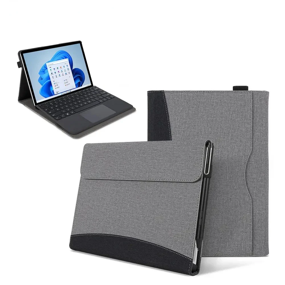 

Case for Microsoft Surface Pro 9 8 7 6 5 4 for Surface Go 1 2 3 Tablet Protective Case Shell Funda Cover Stand with Pen Holder