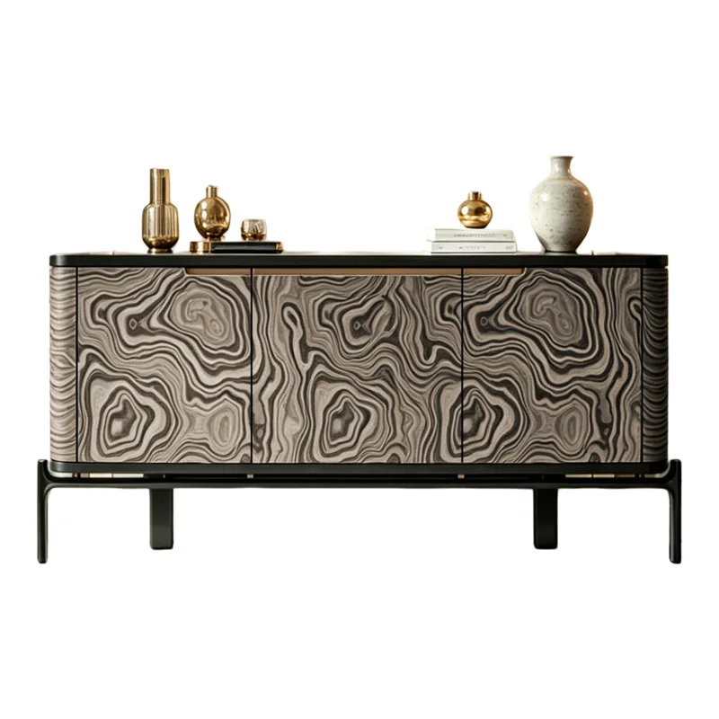 LMM Italian light luxury high-end living room storage locker modern villa entrance cabinet