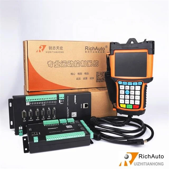 4 axis linkages ATC carving motion control system RichAuto B581 staight line automatic tool change DSP CONTROLLER