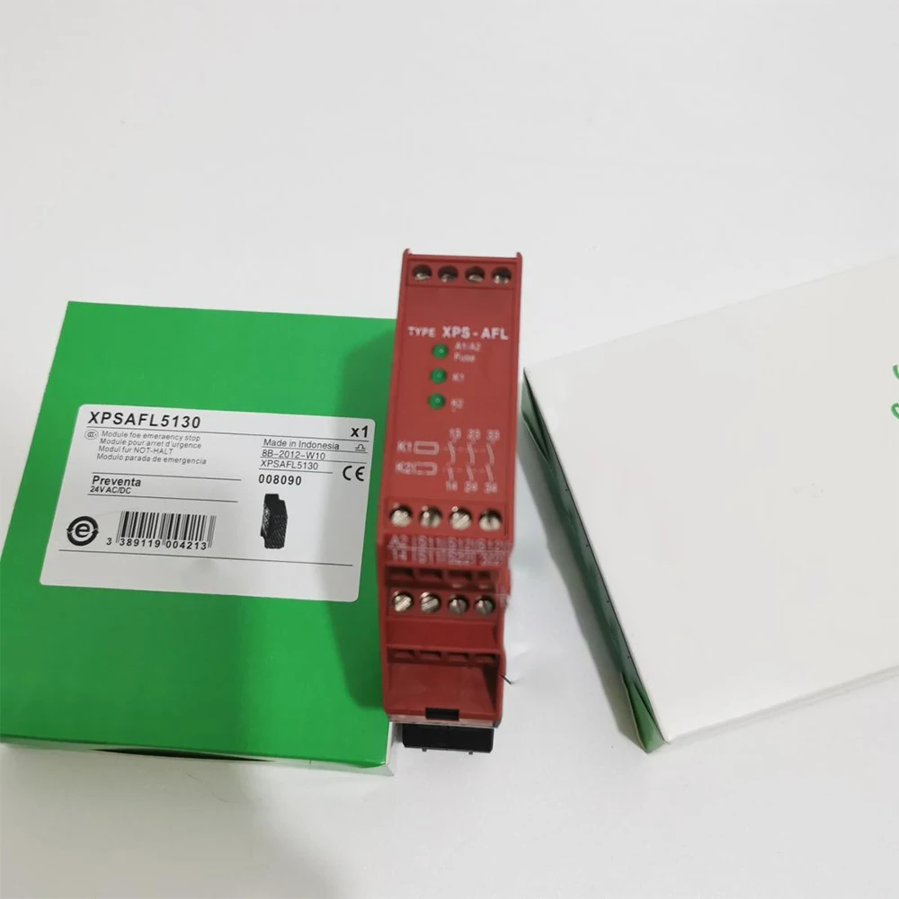 

New for XPSAFL5130 24V Safety Relay Module in Box