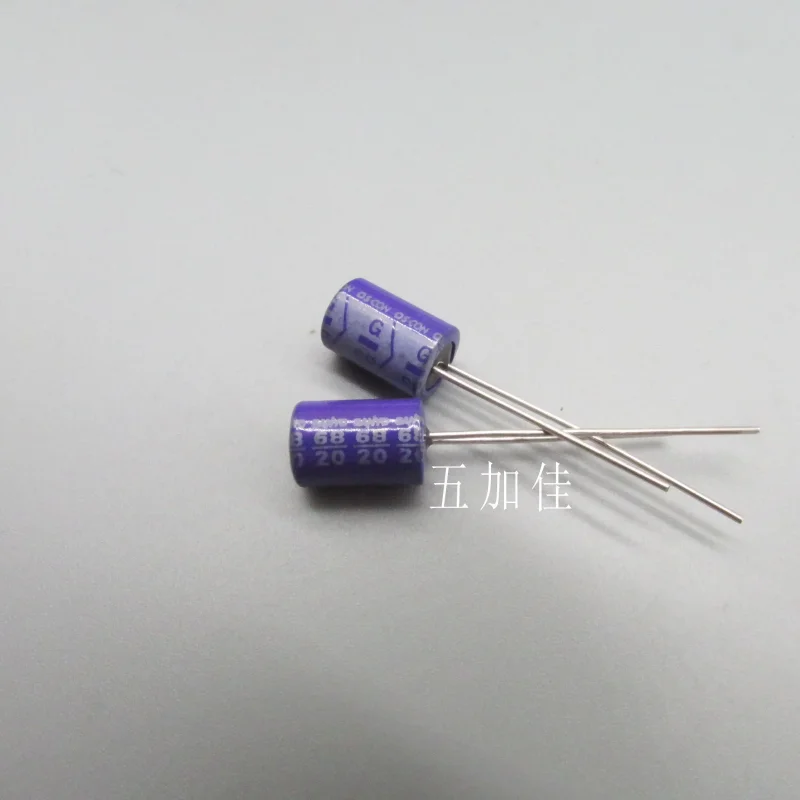 10-100pcs 20SPS68M 20V68UF 6x10 Japanese made solid-state capacitors