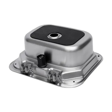 Husbilsdiskho Husvagnsdiskho Campingvagn Handfat med kran i rostfritt stål Rektangulär 41*36,5*16 cm för husbilar 10 best sales husvagnsdiskho - №9