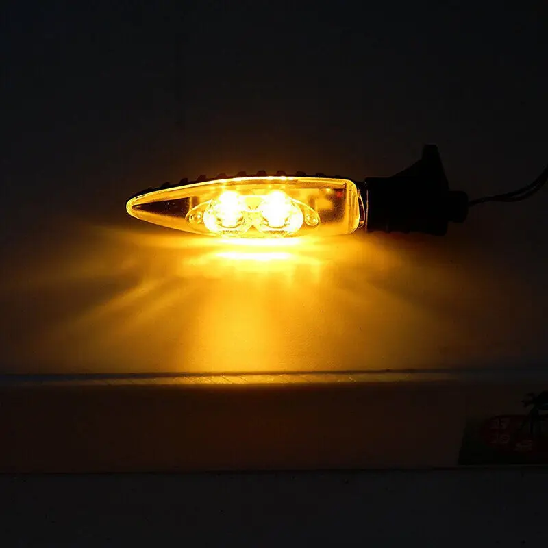 2X For BMW S1000RR R1200GS F800 F650GS F700GS Motorcycle Front Led Turn Signal Indicator Light Motorcycle Replacement Parts